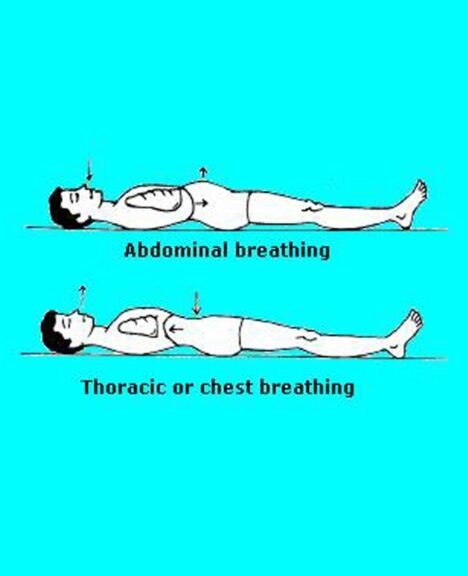 Healthier You | Abdominal breathing or diaphragmatic respiration ...